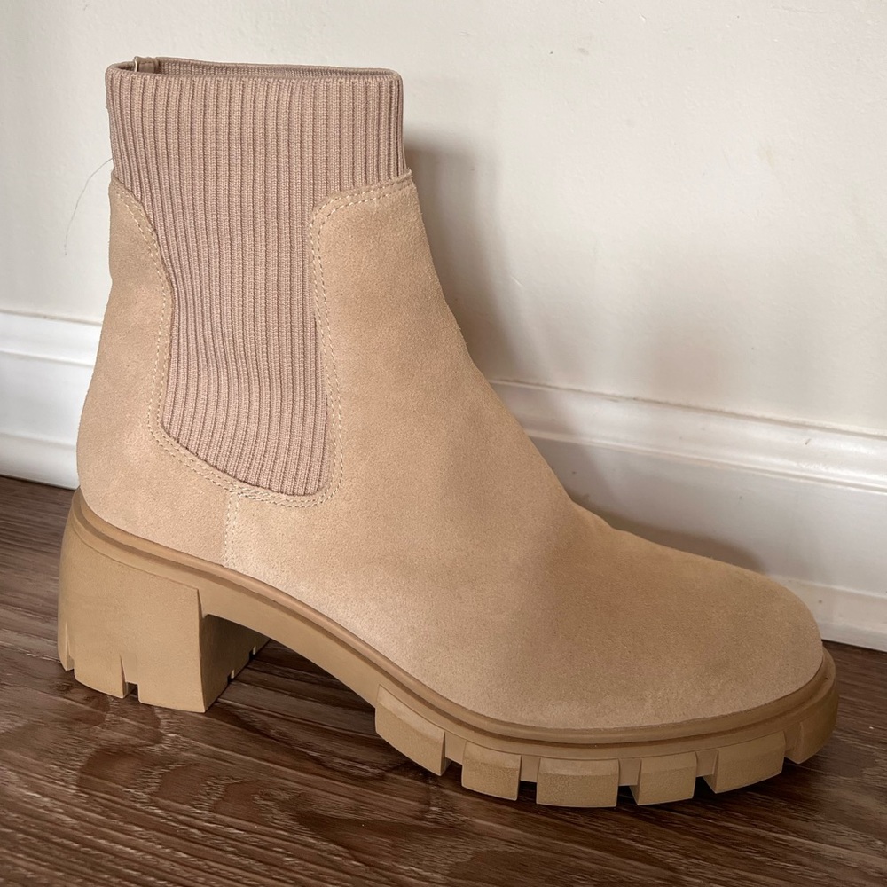 Steve Madden Hutch Boots- Sand Suede Women’s size 11